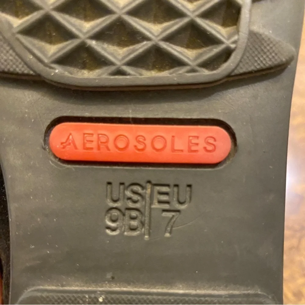 Aerosoles Patchmaker Suede Nubuck Leather Comfort Oxfords Shoes Womens Size 9